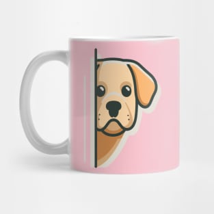 Peeking Dog Mug